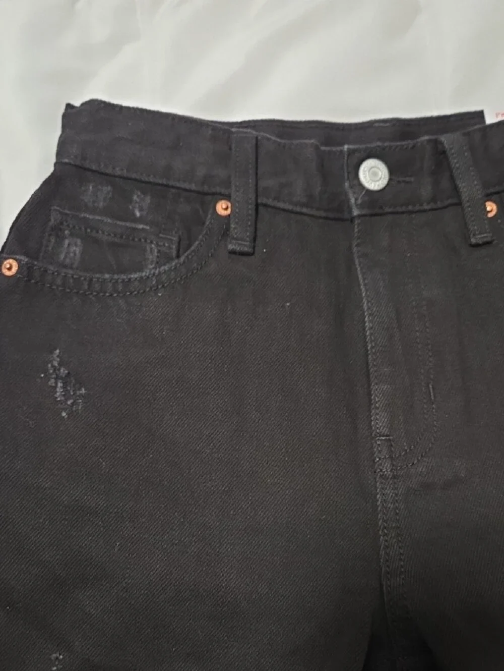 Old Navy Black Relaxed Denim Shorts